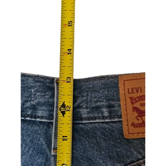 Levi's High Rise Jeans 24 X 30 Distressed Medium Wash Straight Leg - Picture 5 of 10